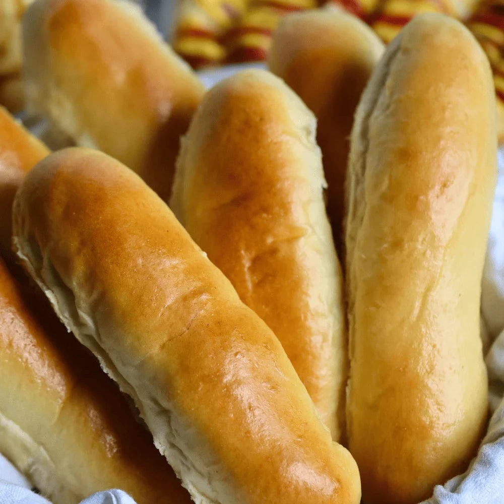 Sourdough Hot Dog Buns (6 Pack)