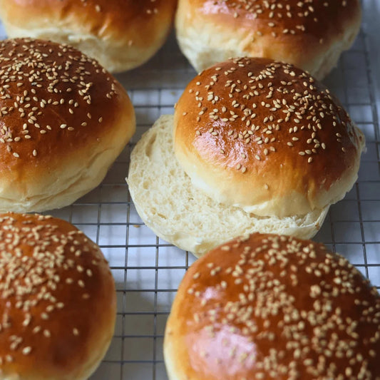 Sourdough Hamburger Buns (6 Pack)