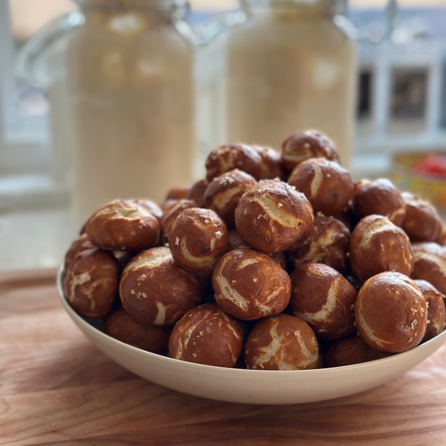 Sourdough Pretzel Bites